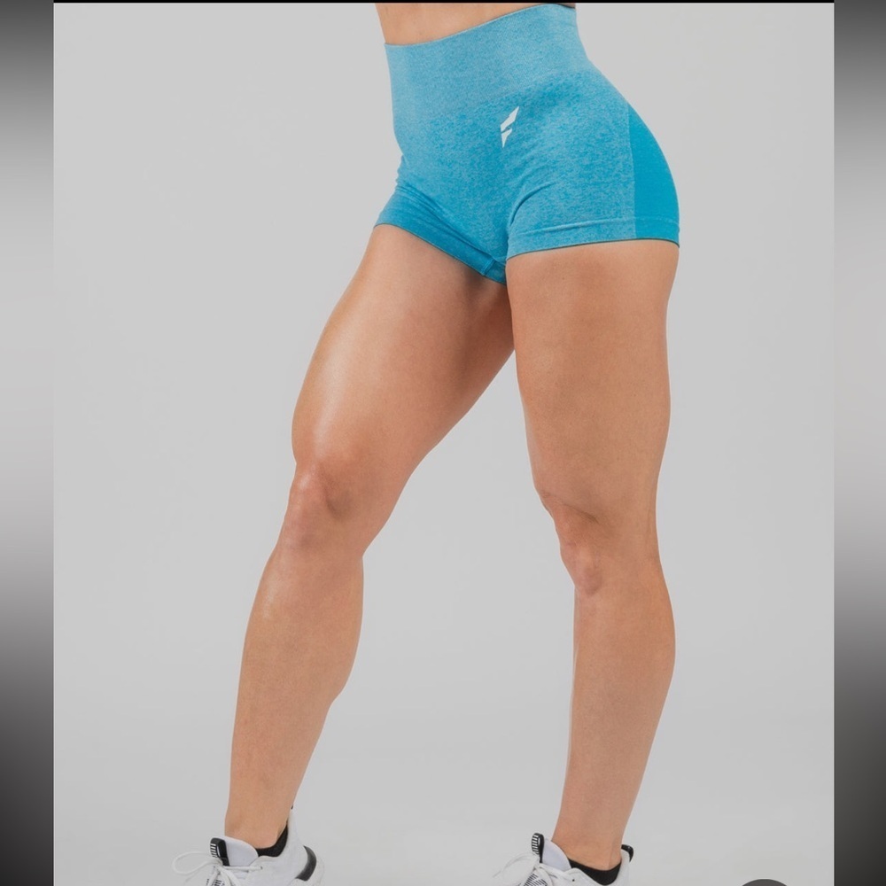 [Flag Nor Fail] NWT SEAMLESS COMPRESSION SHORTS - BLUE - Picture 2 of 6